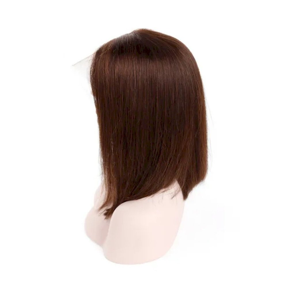 100% Human Hair Lace Front, Short Bob Wig 12" Inch - Picture 3 of 7